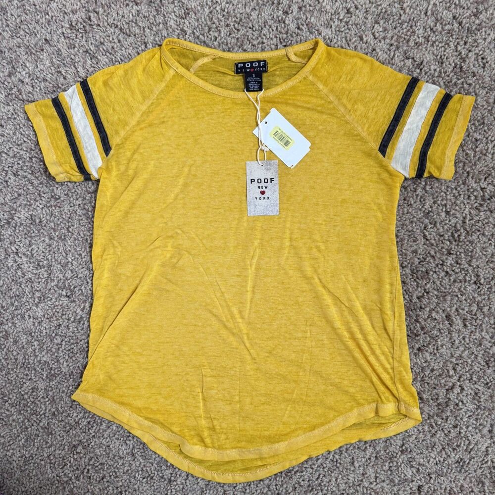 NWT POOF junior size small t-shirt shirt top women